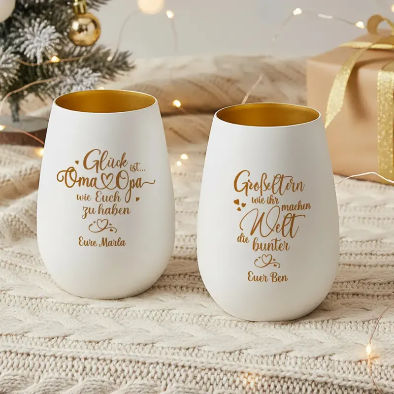 personalisiertes windlicht glück ist oma und opa wie euch zu haben