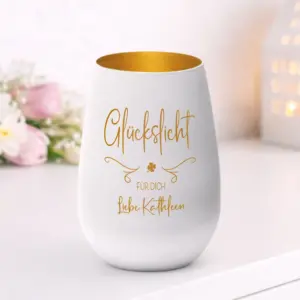 graviertes Glückslicht mit Namen