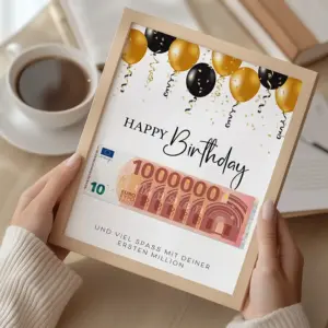 Geburtstagsgeschenk zum selber drucken Luftballons