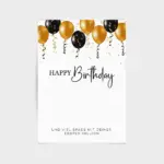 „Deine erste Million“ – Romantisches Geldgeschenk zum Geburtstag zum Sofort-Ausdrucken