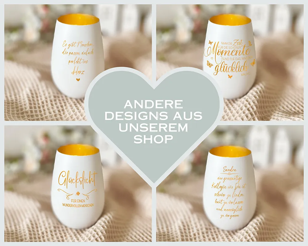 Geschenkideen gravierte Windlichter 