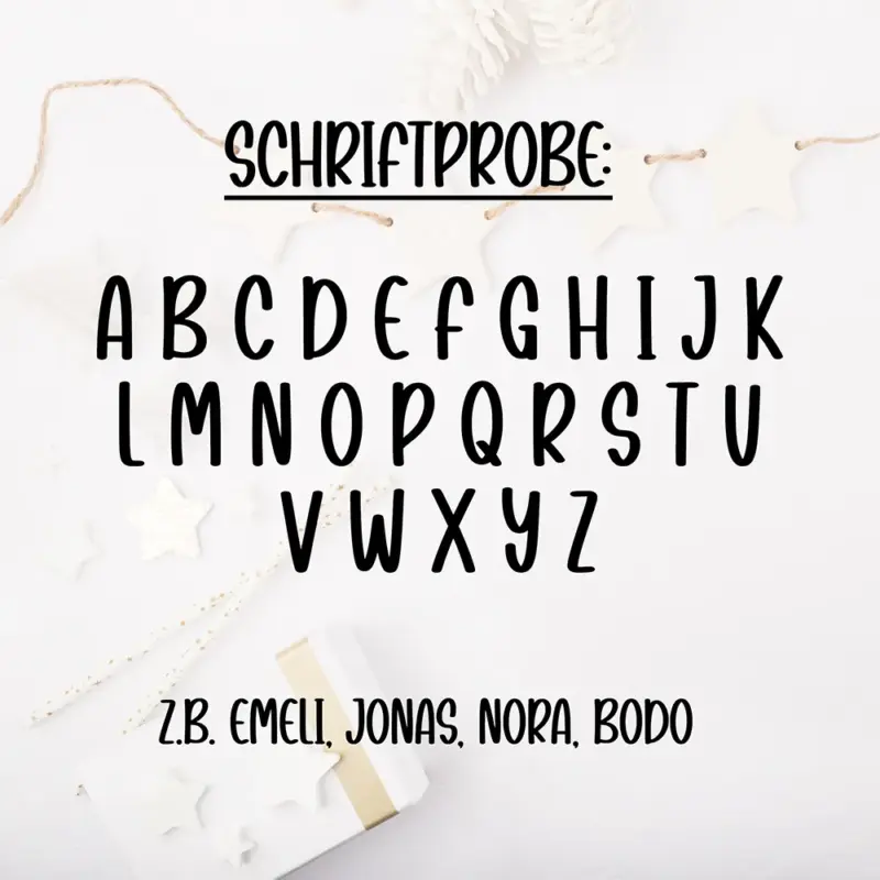 personalisiertes windlicht lehrer:innen mit weihnachtsgruß