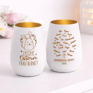 personalisiertes oster windlicht für lehrerin mit namen