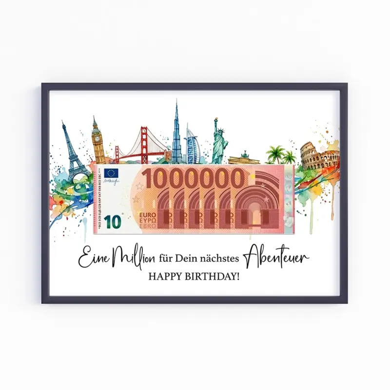 eine million für dein nächstes abenteuer geldgeschenk zum geburtstag als pdf download