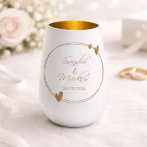 personalisiertes windlicht zur hochzeit – besonderes geschenk mit namen & datum für das brautpaar