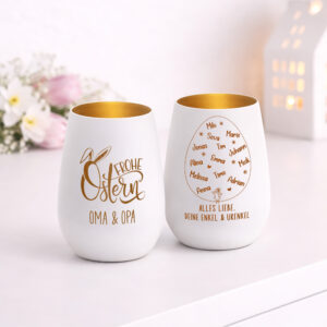 personalisiertes oster windlicht für großeltern mit namen